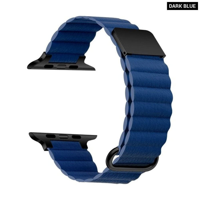 Leather Loop Magnetic Bracelet Strap for Apple Iwatch