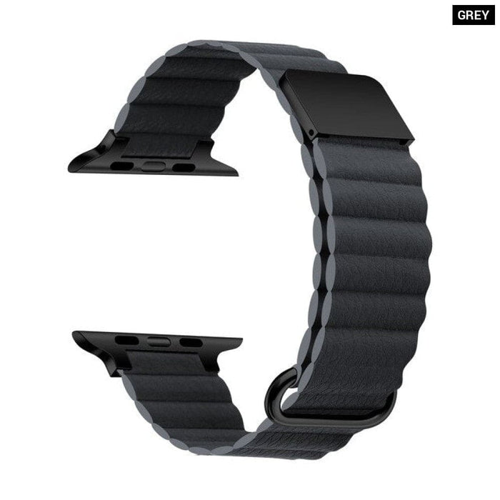 Leather Loop Magnetic Bracelet Strap for Apple Iwatch