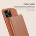 Leather Pocket Wallet Lens Protection Flip Cover for Iphone