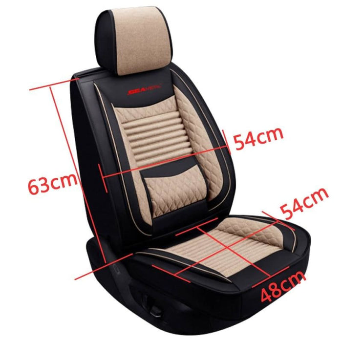 Leather Car Seat Covers Faux Leatherette Automotive Cushion