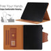Leather Smart Tablet Case With Metal Buckle For Ipad 10th