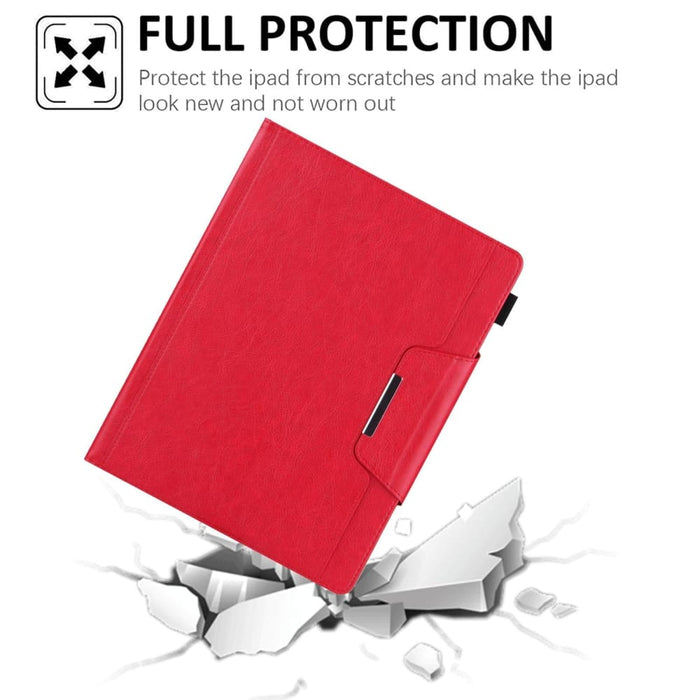 Leather Smart Tablet Case With Metal Buckle For Ipad 10th