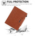 Leather Smart Tablet Case With Metal Buckle For Ipad 10th