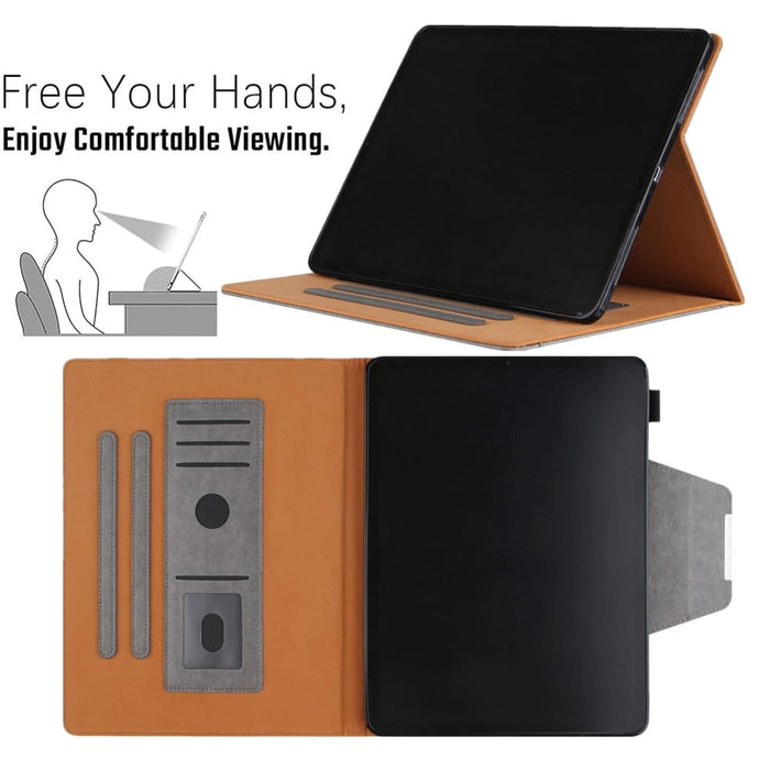 Leather Smart Tablet Case With Metal Buckle For Ipad 10th