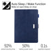 Leather Smart Tablet Case With Small Metal Buckle For Ipad