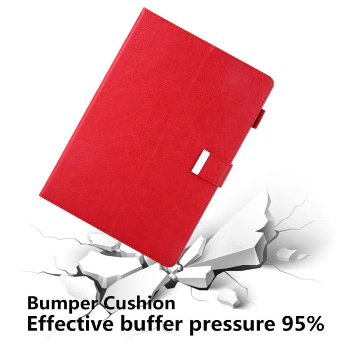 Leather Smart Tablet Case With Small Metal Buckle For Ipad