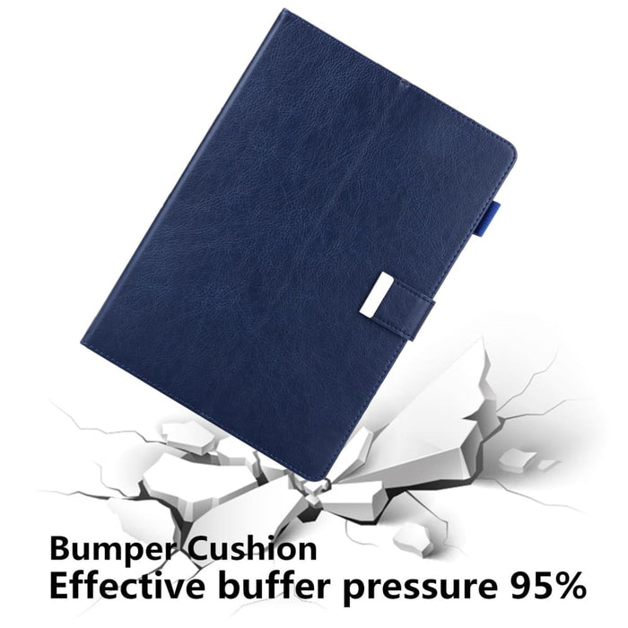 Leather Smart Tablet Case With Small Metal Buckle For Ipad