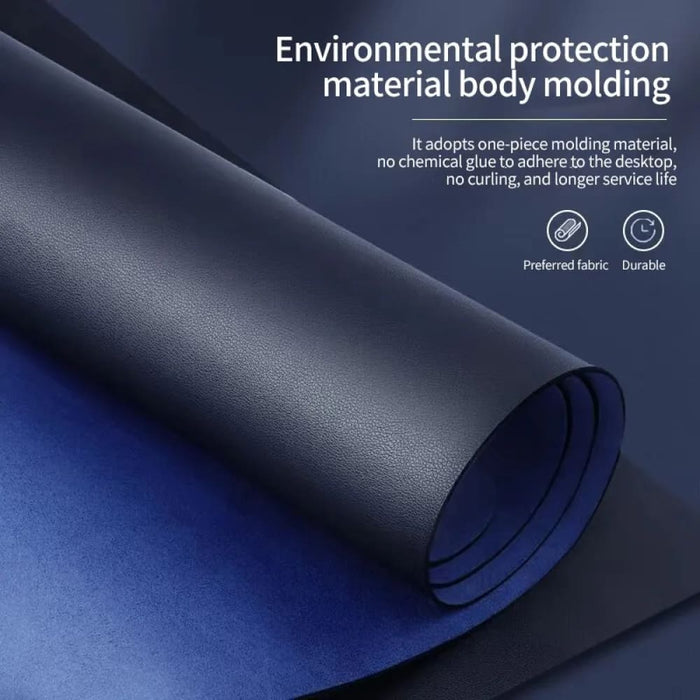 Pu Leather Suede Waterproof Large Size Desk Protector Mat
