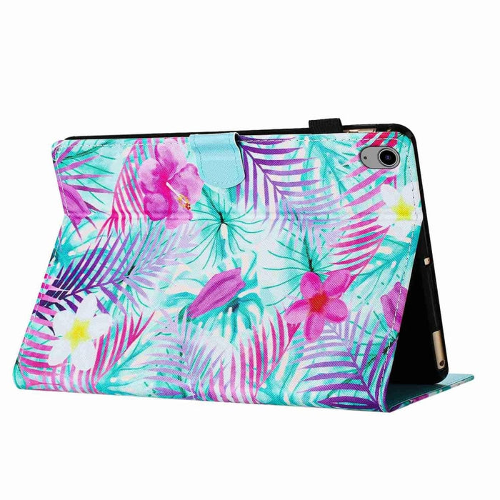 Leather Tablet Case With Painted Pattern For Ipad 10th Gen