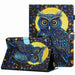 Leather Tablet Case With Painted Pattern For Ipad 10th Gen