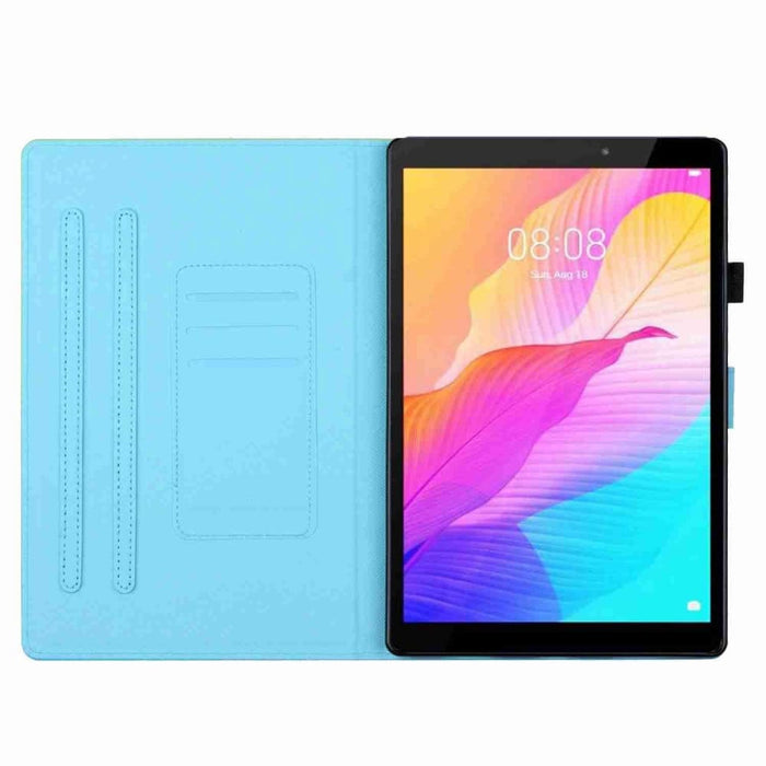 Leather Tablet Case With Painted Pattern For Ipad 10th Gen