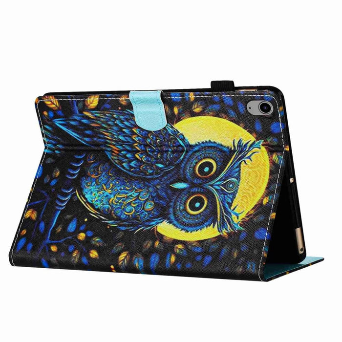 Leather Tablet Case With Painted Pattern For Ipad 10th Gen