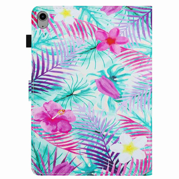 Leather Tablet Case With Painted Pattern For Ipad 10th Gen