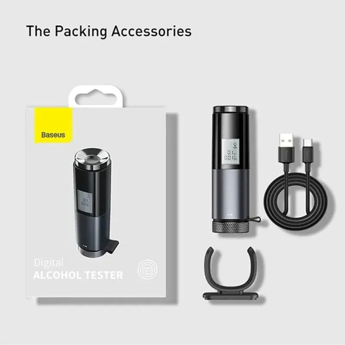 Led Alcohol Tester With Rechargeable Display