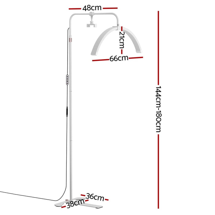Led Beauty Light Half Moon Lamp Makeup Tattoo Eyelash