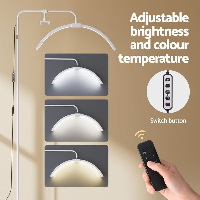 Led Beauty Light Half Moon Lamp Makeup Tattoo Eyelash