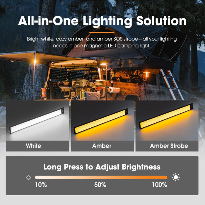 Led Strip Light Portable Magnetic Camping Fishing Lamp Rechargeable