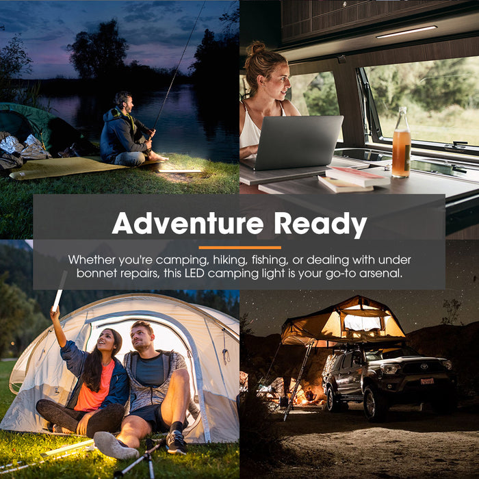 Led Strip Light Portable Magnetic Camping Fishing Lamp Rechargeable