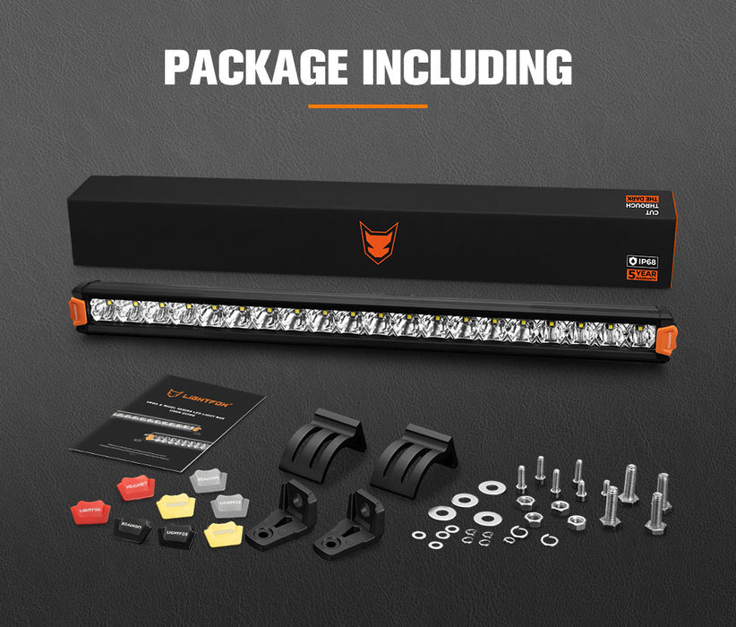 14 inch Osram Led Light Bar Single Row Flood Beam Offroad