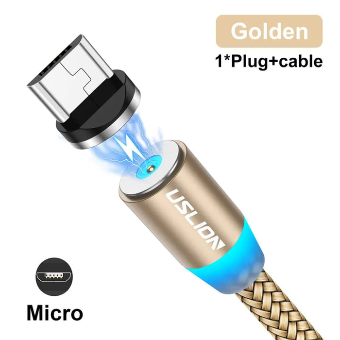 Led Magnetic Usb Cable for Iphone Android