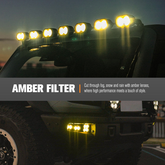 Pair 3" Cygnus-2 Osram Led Pod Lights Work Light Driving Lamp Offroad