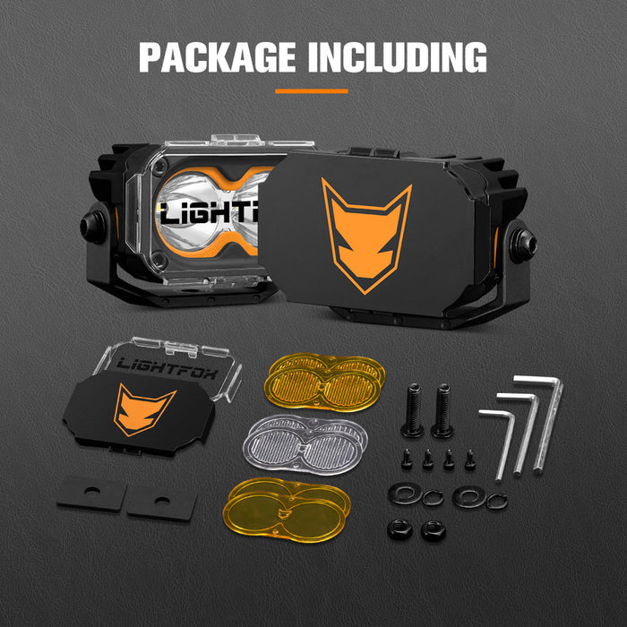 Pair 3" Cygnus-2 Osram Led Pod Lights Work Light Driving Lamp Offroad