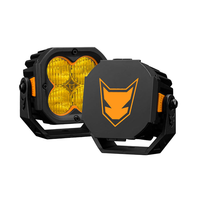 Pair 3" Cygnus-4 Osram Led Pod Lights Work Light W / 3 Pin Dt Connector