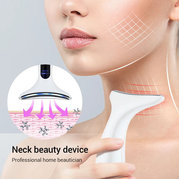 Led Pon Therapy Neck Lifting Device for Wrinkle Removal