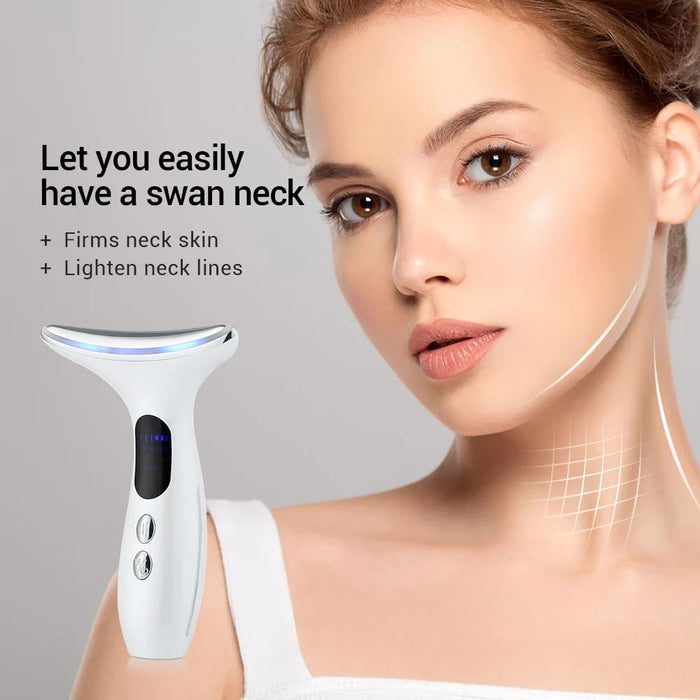 Led Pon Therapy Neck Lifting Device for Wrinkle Removal