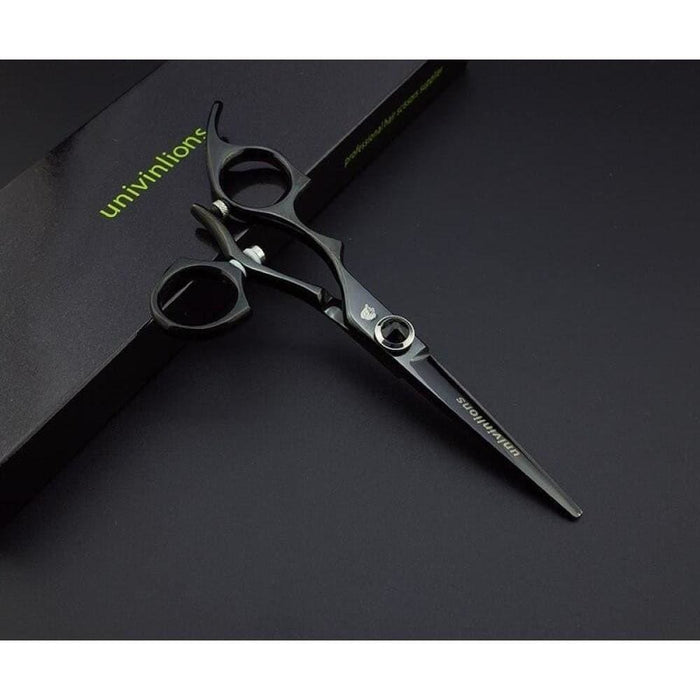 Left Handed Rotary Hairdressing Scissors With Case Cover.5
