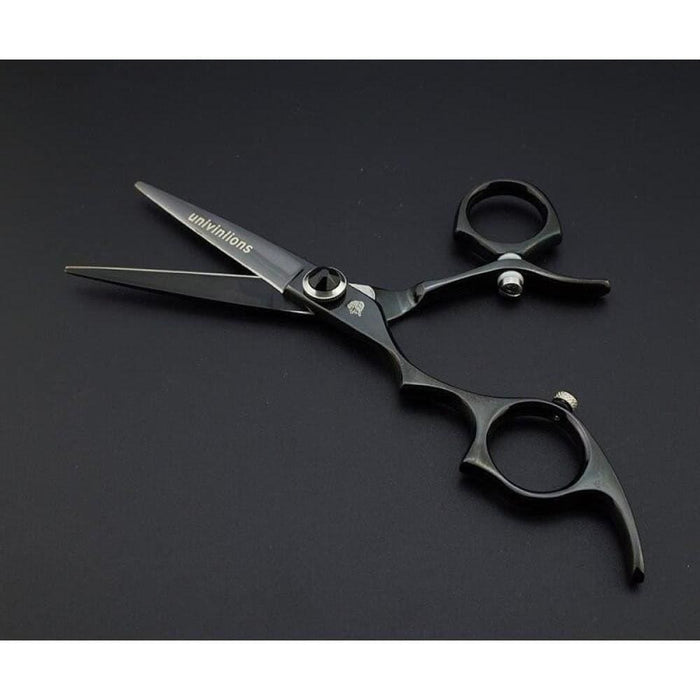 Left Handed Rotary Hairdressing Scissors With Case Cover.5