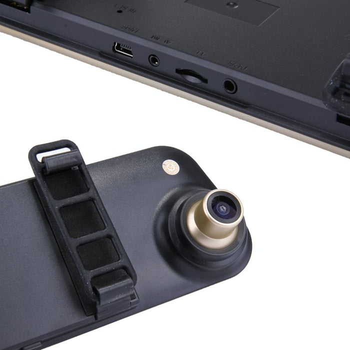 Left Screen Display Rearview Mirror Vehicle Dvr