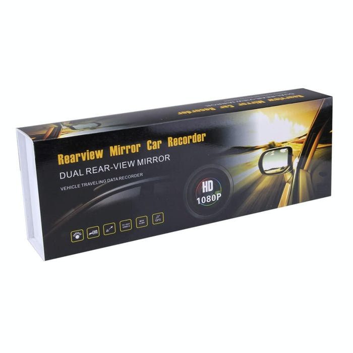 Left Screen Display Rearview Mirror Vehicle Dvr