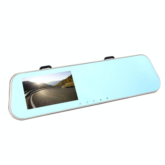 Left Screen Display Rearview Mirror Vehicle Dvr
