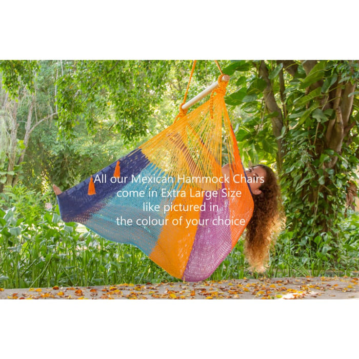 Legacy Extra Large Outdoor Cotton Mexican Hammock Chair