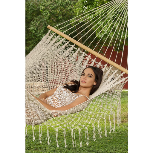 Legacy Queen Size Outdoor Cotton Mexican Resort Hammock