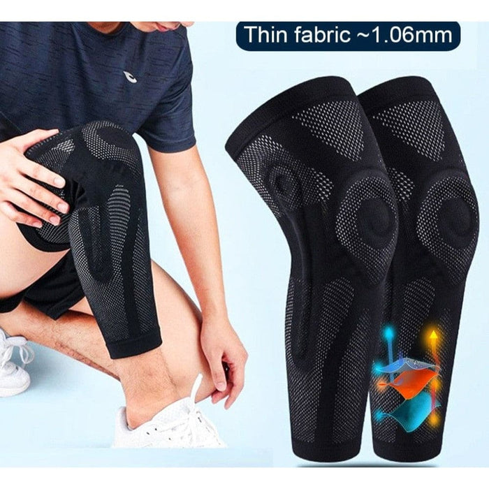 Lengthen Leg Compression Knee Brace Protector Sleeve