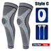Lengthen Leg Compression Knee Brace Protector Sleeve