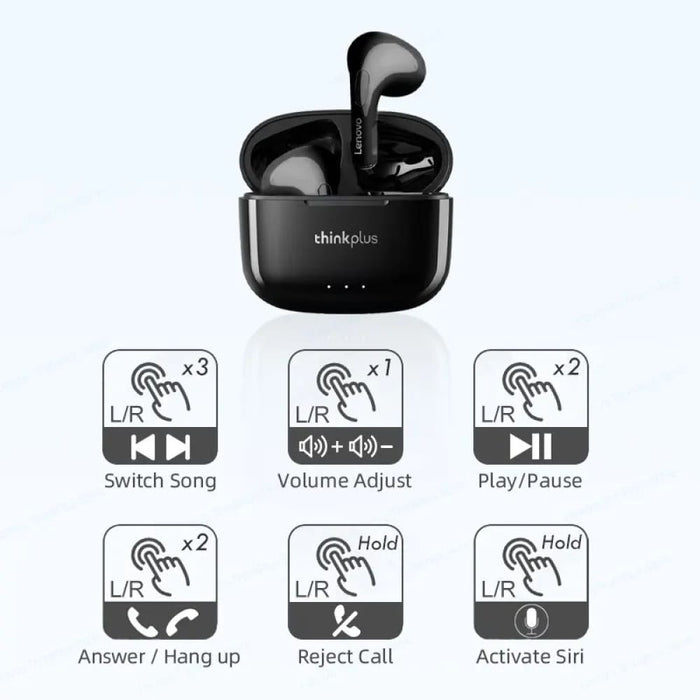 Lenovo Lp40 Plus Wireless Earbuds with Noise Reduction