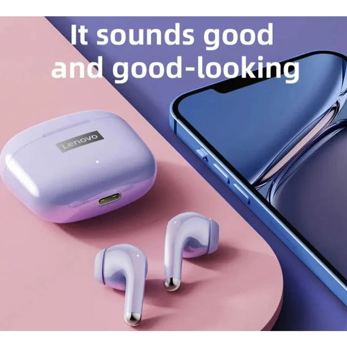 Lenovo Lp40 Pro Wireless Earbuds with Mic