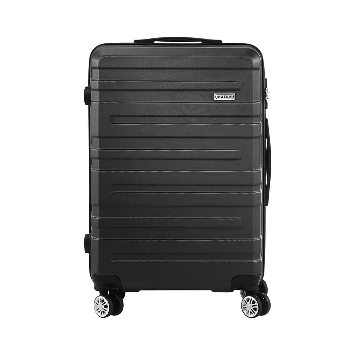 28" Luggage Suitcase Trolley Set Travel Tsa Lock Storage Hard Case Black