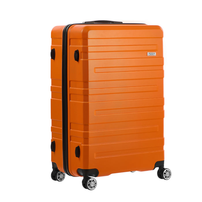 28 Inch Luggage Suitcase Trolley Set Travel Tsa Lock Storage Hard Case Orange