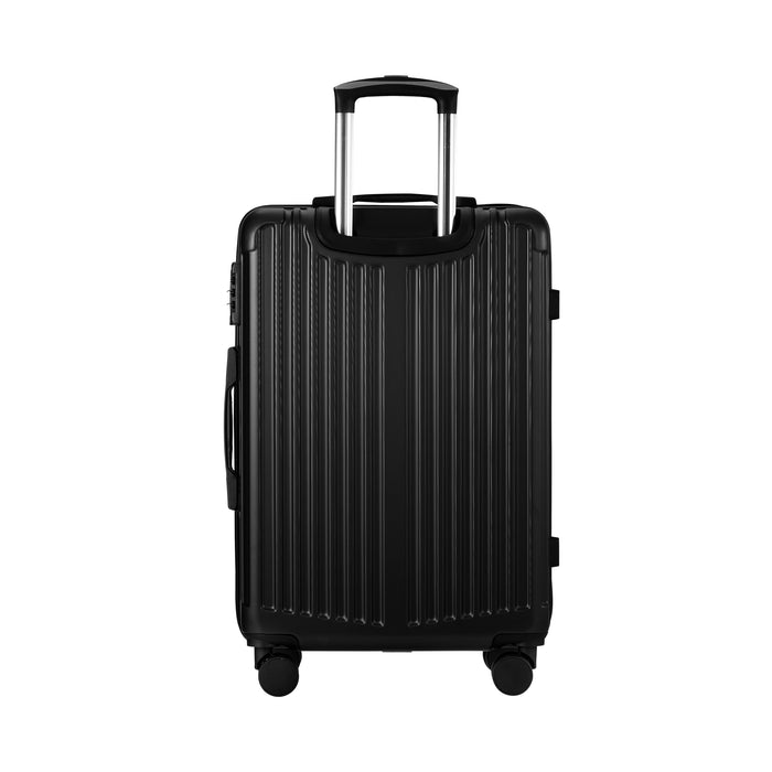 28 Inch Luggage Suitcase Trolley Set Travel Tsa Lock Storage Abs Case Black