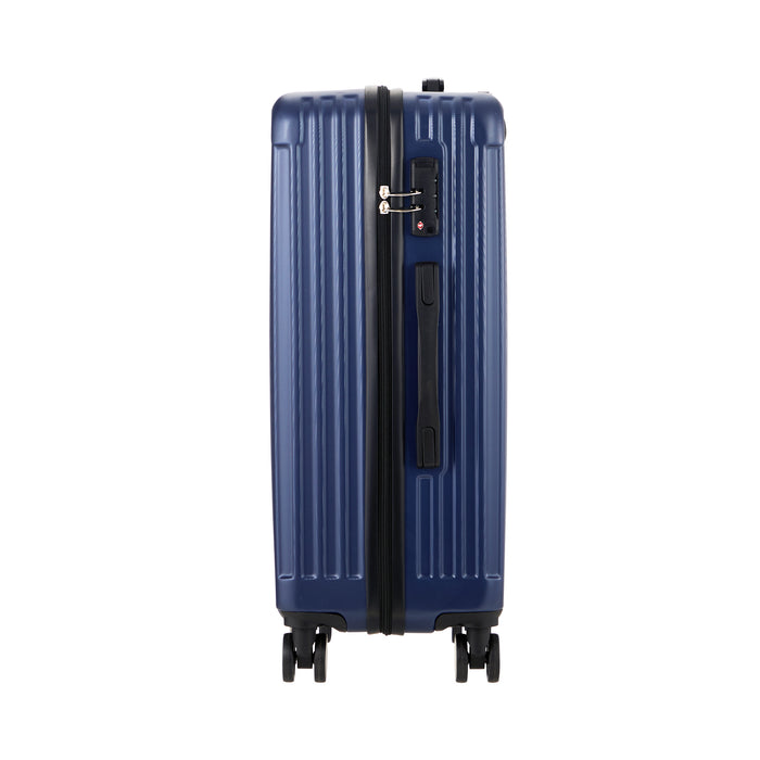 28 Inch Luggage Suitcase Trolley Set Travel Tsa Lock Storage Abs Case Navy