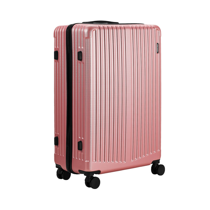 28 Inch Luggage Suitcase Trolley Set Travel Tsa Lock Storage Abs Case Pink