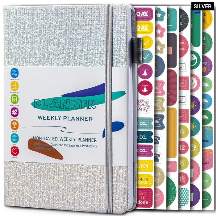 Life Planner A5 Notebook for Productivity Goal Setting