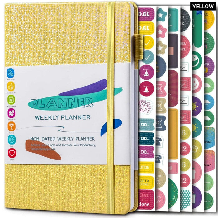 Life Planner A5 Notebook for Productivity Goal Setting