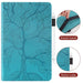 Life Tree Series Horizontal Flip Leather Tablet Case