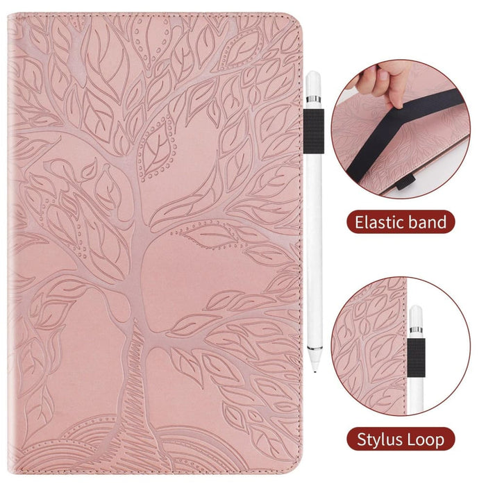 Life Tree Series Horizontal Flip Leather Tablet Case