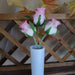 Lifelike Led Rose Tulip Flower Vase Lamp Night Light Table